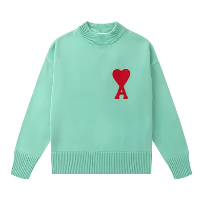 Aurélia - Dámský svetr s vyšívaným srdcem