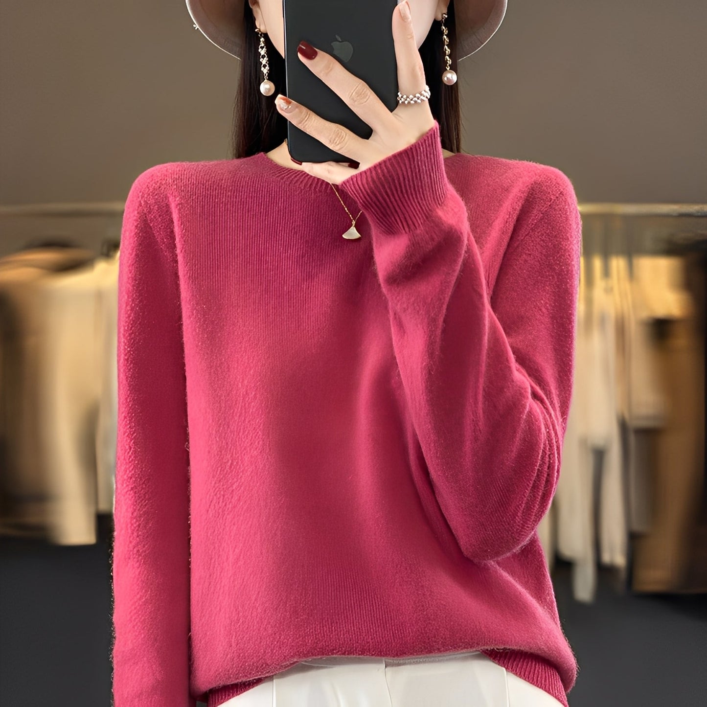 Cheyanne - Elegantní kašmírový svetr pro ženy