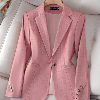 Claudia - Moderní kostkované sako pro ženy