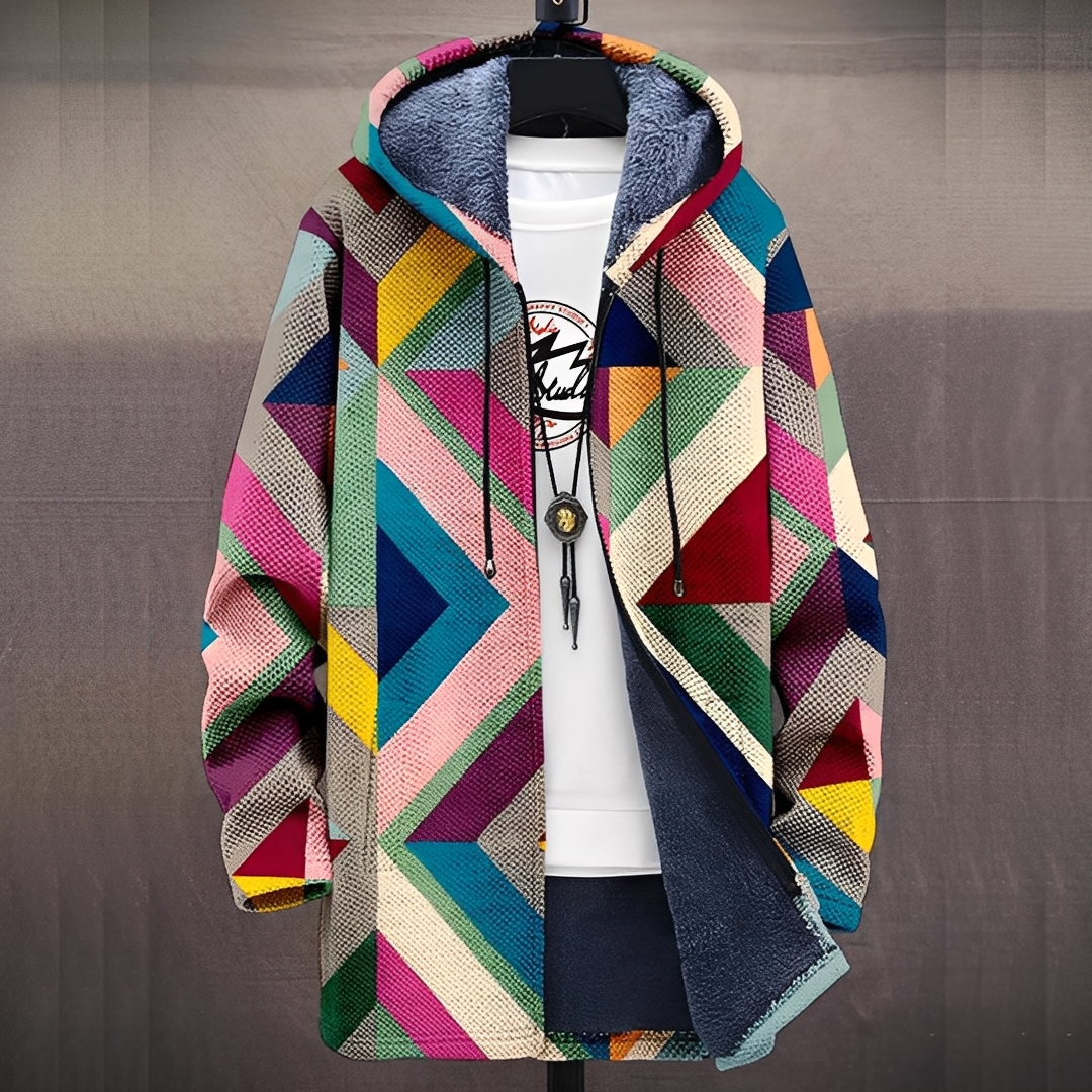 Nolann - Pánský kardigan s digitálním potiskem