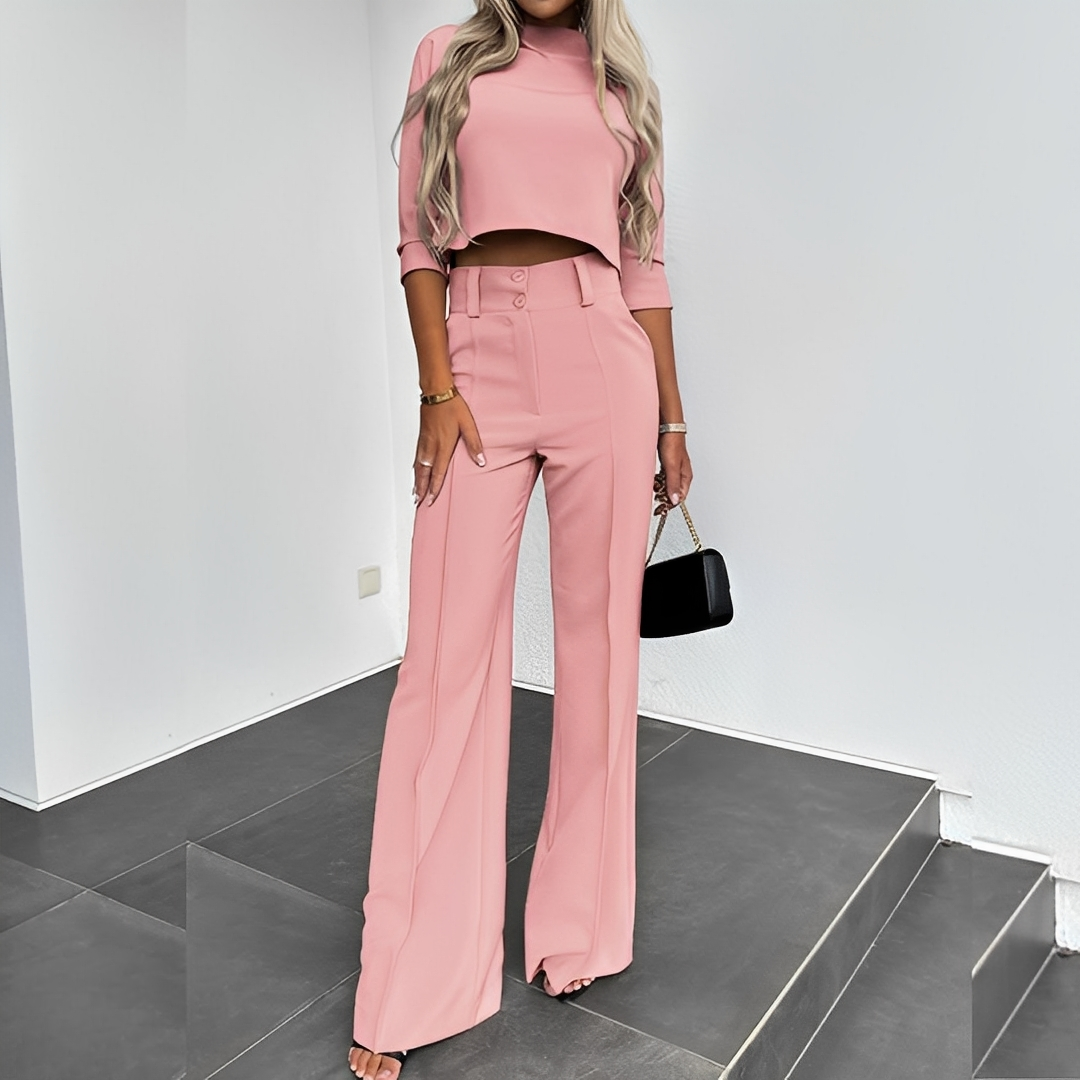 Mélisande - Moderní dámský top a kalhoty