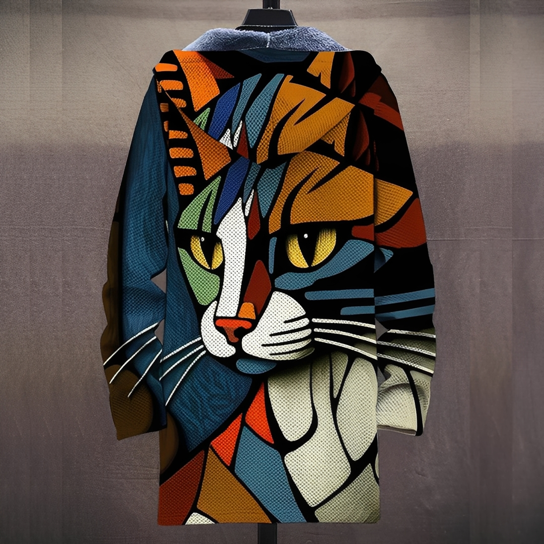 Antonny - Umělecký tištěný kabát pro muže