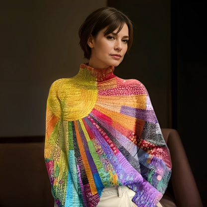 Agatine - Barevný rolák pro ženy