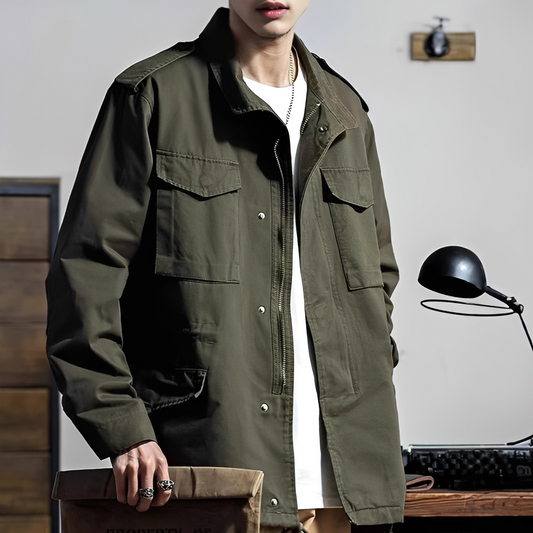 Aarne - Pánská ležérní bunda s mnoha kapsami