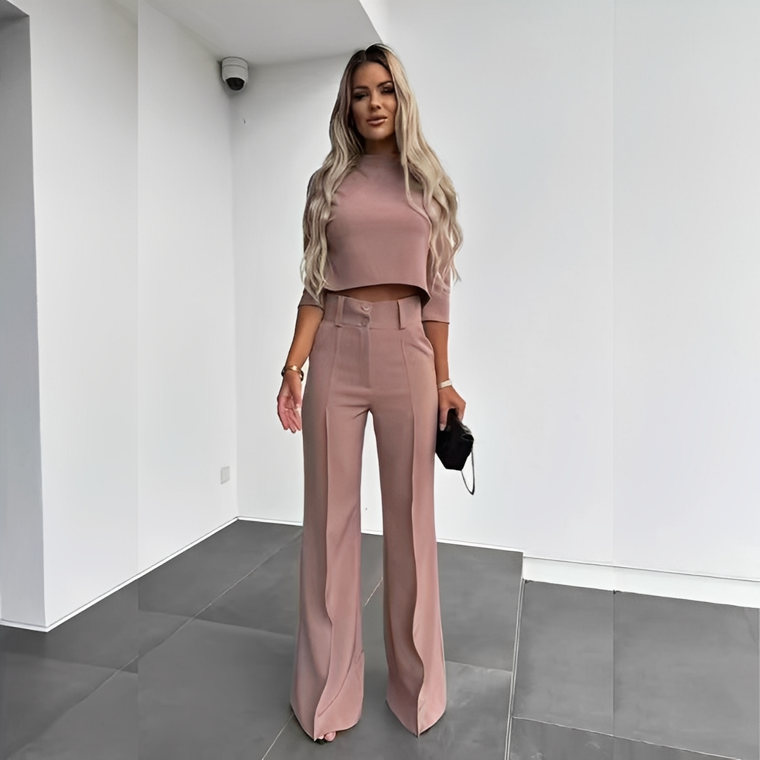 Mélisande - Moderní dámský top a kalhoty