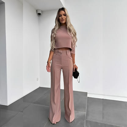 Mélisande - Moderní dámský top a kalhoty