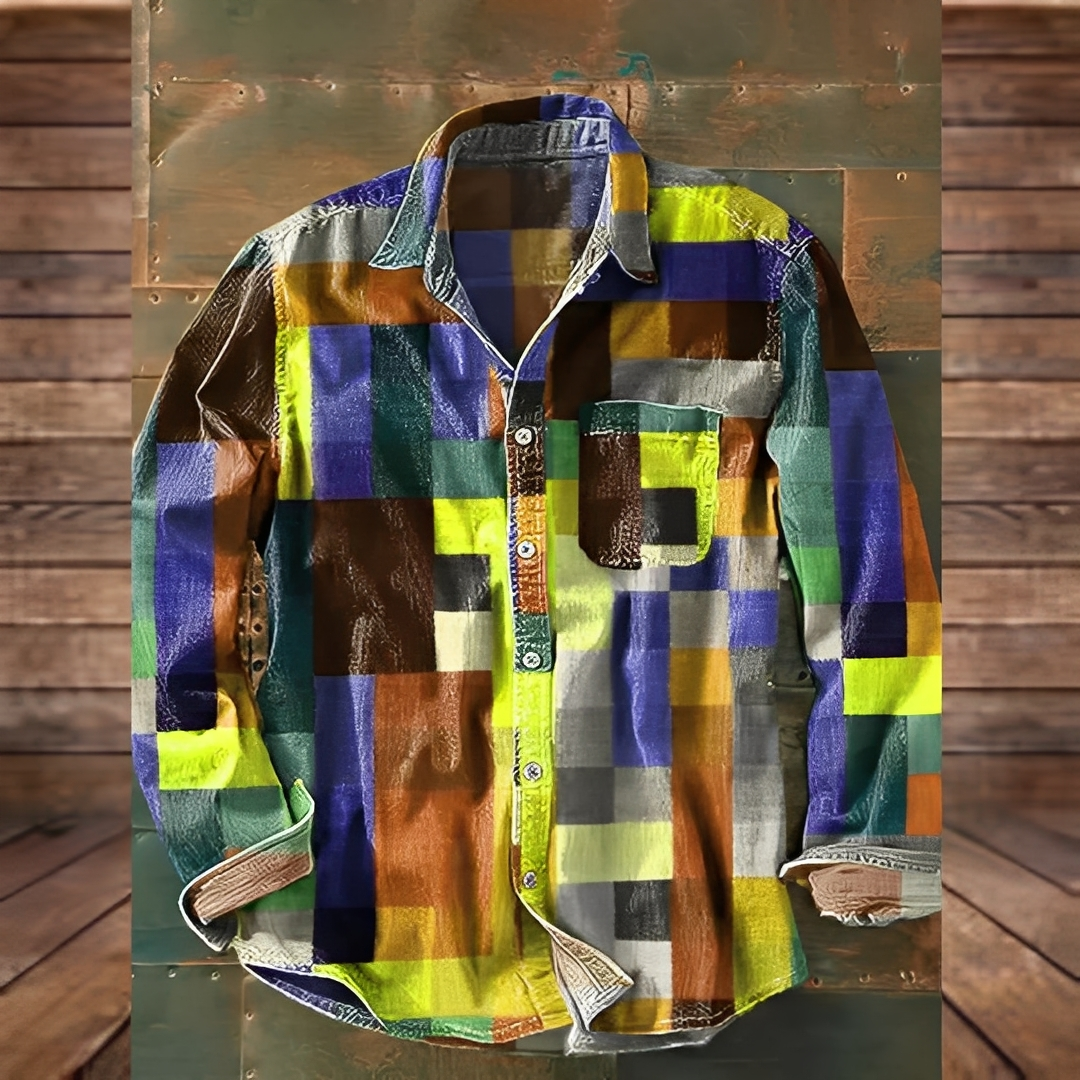 Gontran - Stylová košile s praktickou kapsou pro muže