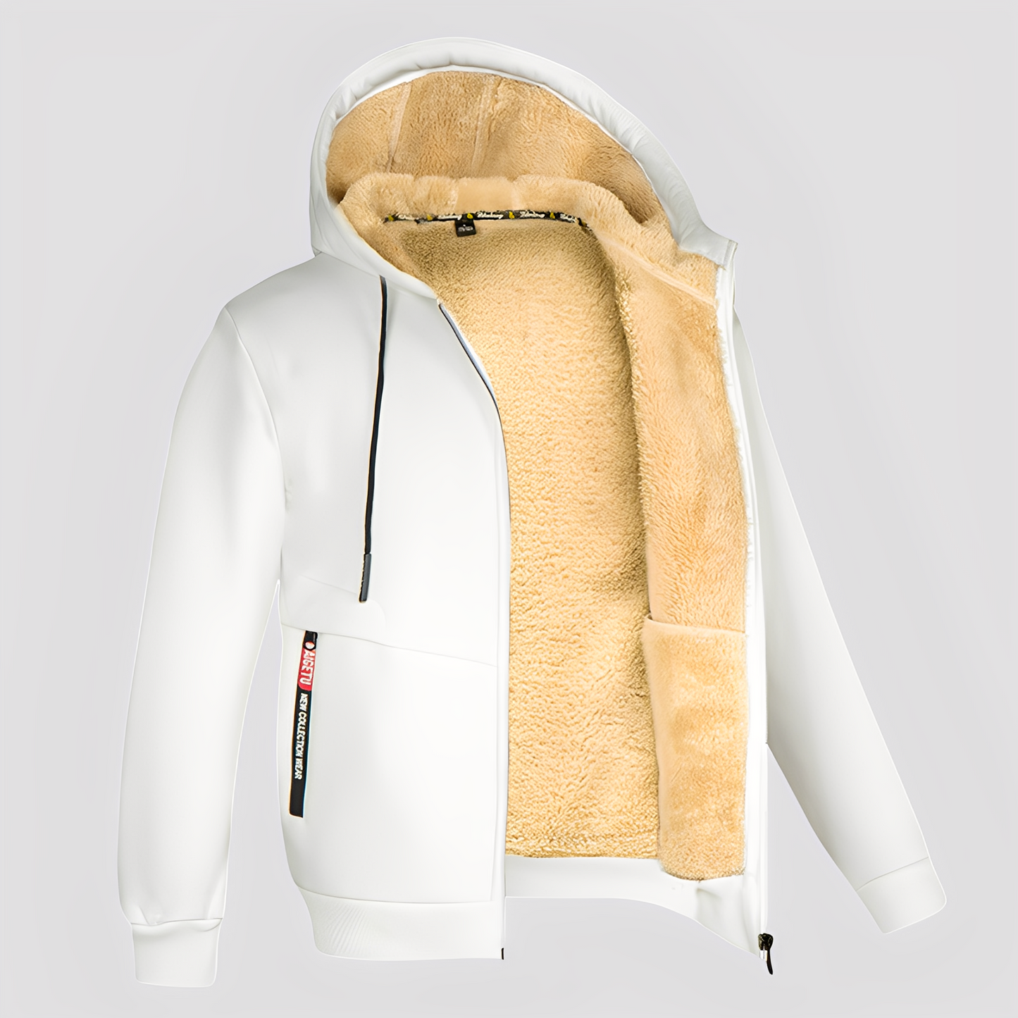 Waldo - Pánská mikina s jednoduchým designem a fleecovou podšívkou