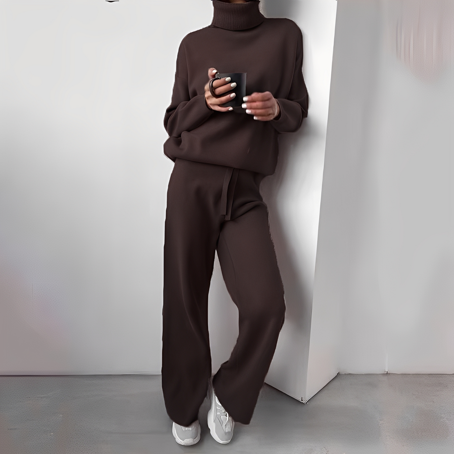 Kimberlee - Dámský set s vysokým límcem a jednoduchým designem