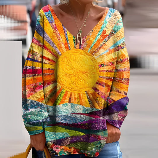 Sidonie - Barevná halenka pro ženy