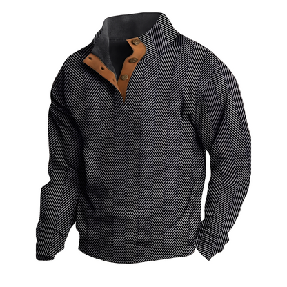 Austin - Retro pánský svetr s elegantním vzorem