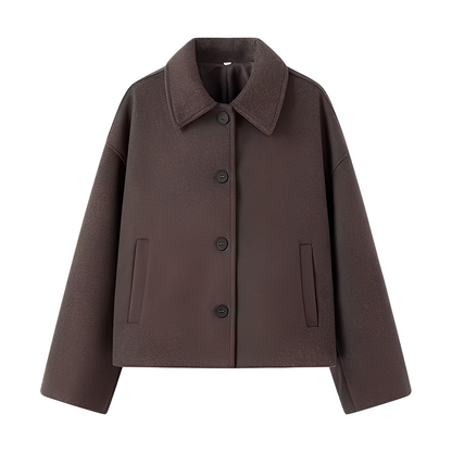 Evaline - Dámská volná bunda s knoflíky