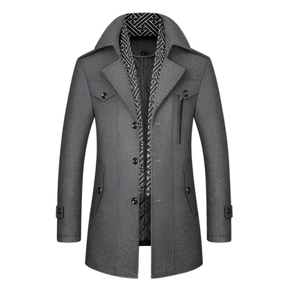 Ronny - Retro kabát pro muže s mnoha kapsami