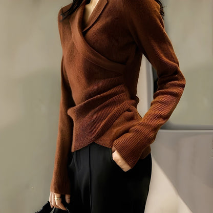 Yara - Stylový dámský svetr s dlouhými rukávy