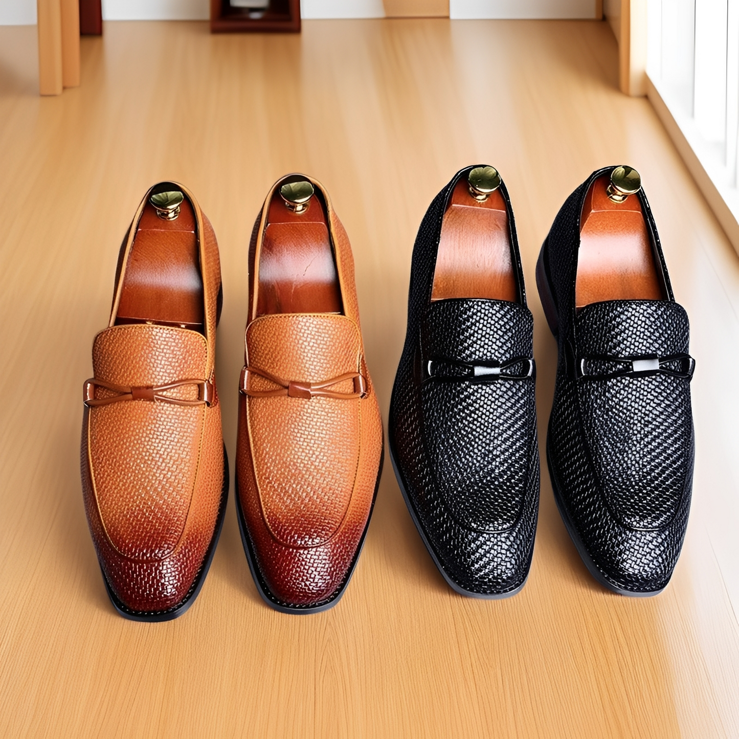 Phillip - Moderní business-Oxford-slipper pro muže