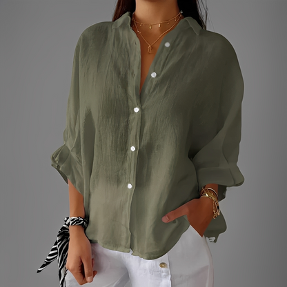 Antoinete - Stylová dámská halenka s dlouhými rukávy