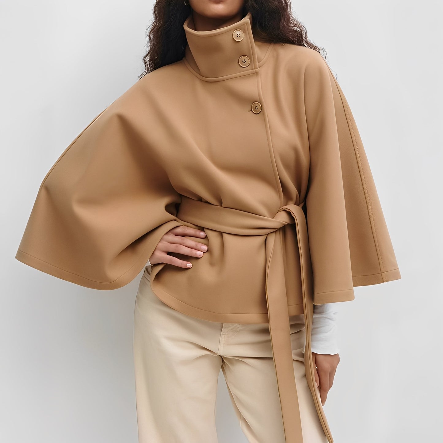 Carine - Dámské sako s vysokým límečkem