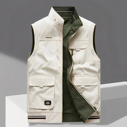 Géraud - Luxusní pánská vesta s více kapsami