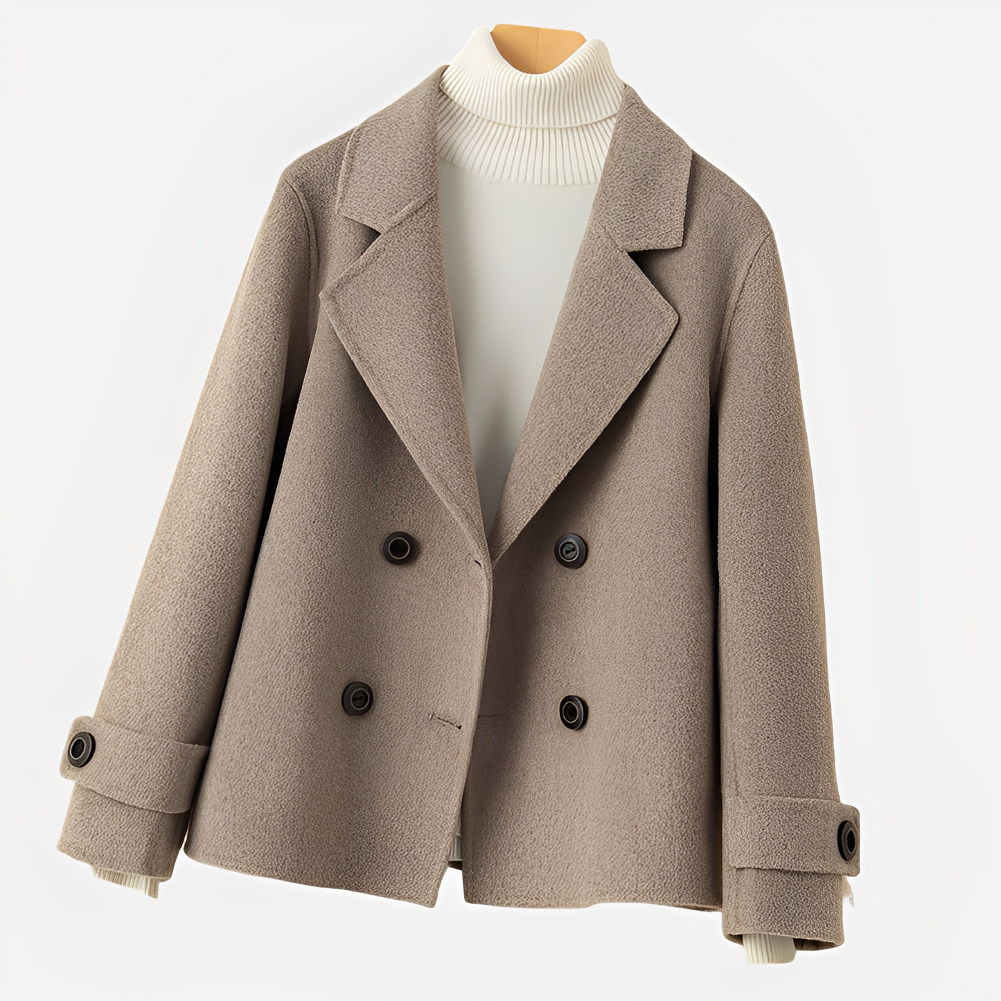 Sofia - Elegantní krátký kašmírový kabát pro ženy