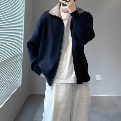 Henry - Moderní, volně pletený pánský svetr