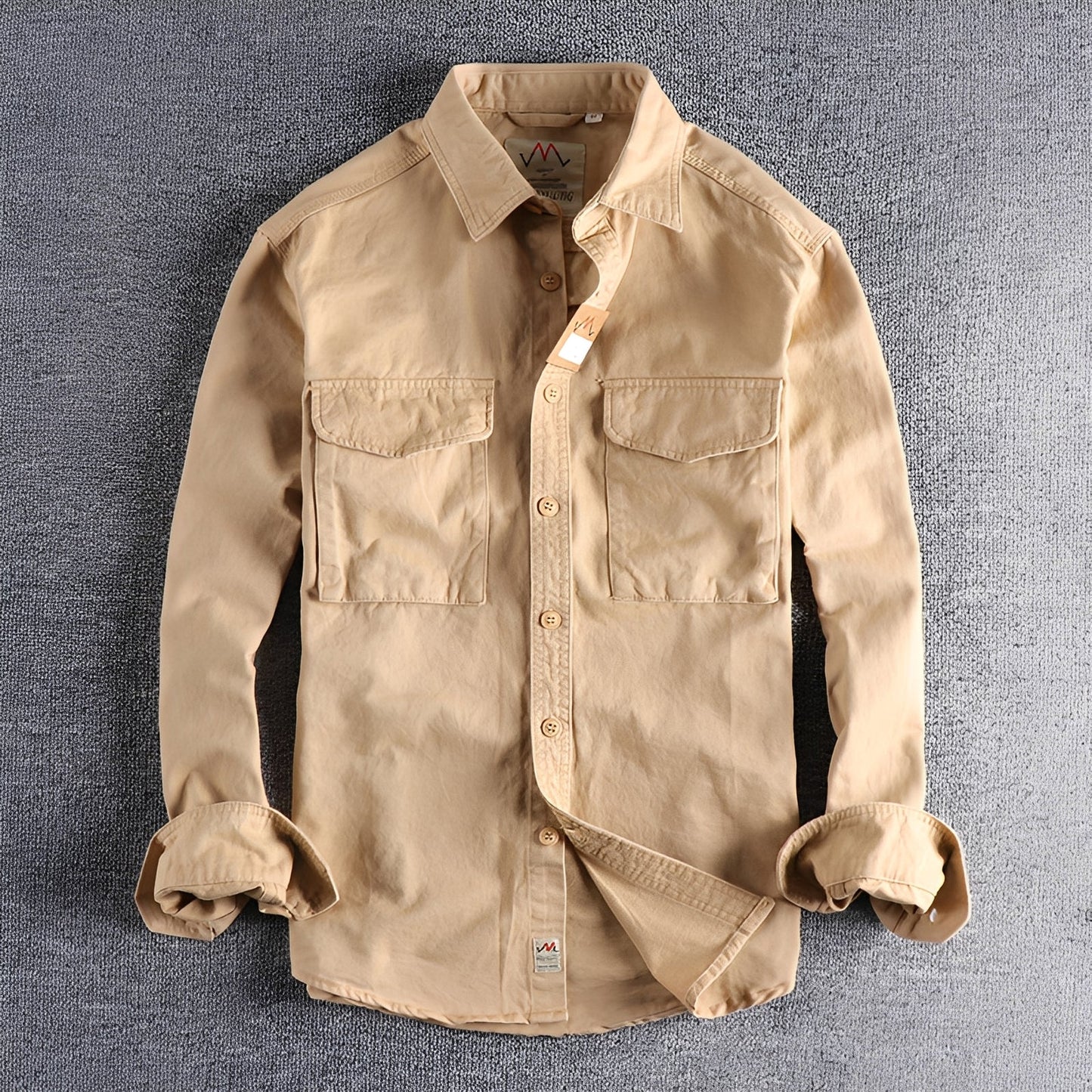 Aamiro - Pohodlná pánská košile s dlouhým rukávem