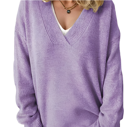 Camryn - Příjemný, volně pletený dámský svetr