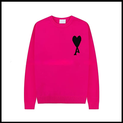 Aurélia - Dámský svetr s vyšívaným srdcem