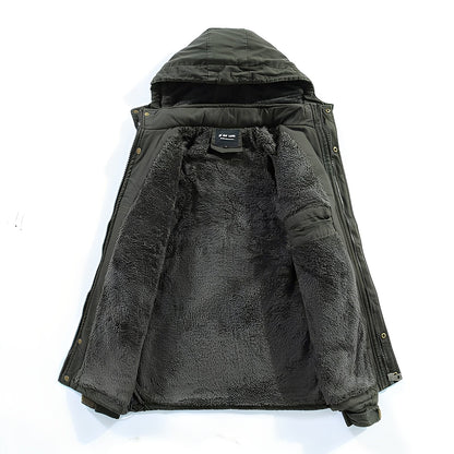 Bryan - Pánská univerzální bunda s kapucí a fleecovou podšívkou