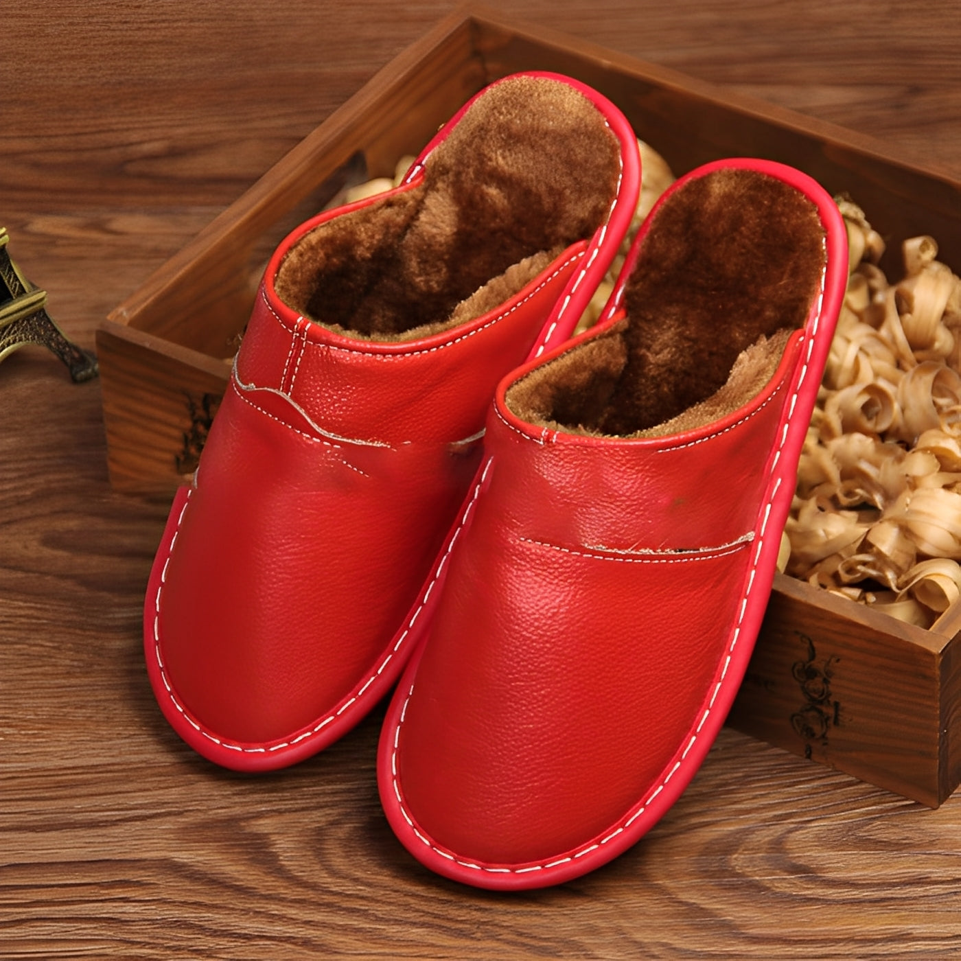 Xavier - Teplé bavlněné sandály pro muže