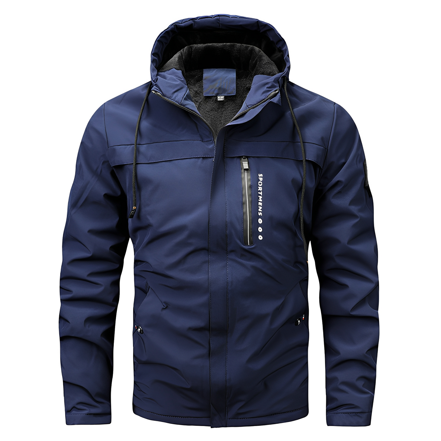 Karl - Pánská univerzální fleecová bunda s kapucí