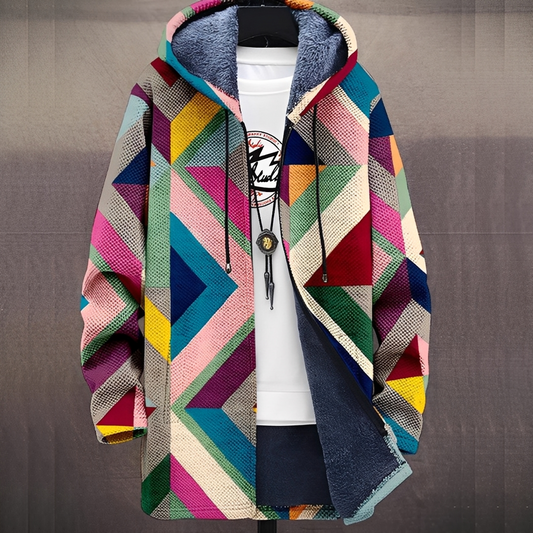 Romy - Mikina s kapucí s elegantním potiskem pro muže