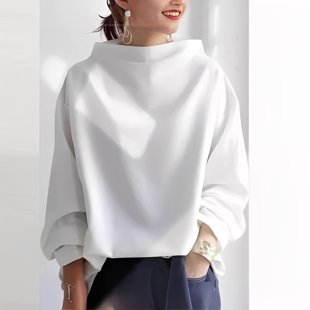 Yveline - Dámský vysoký límec z měkké pleteniny