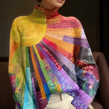 Agatine - Barevný rolák pro ženy