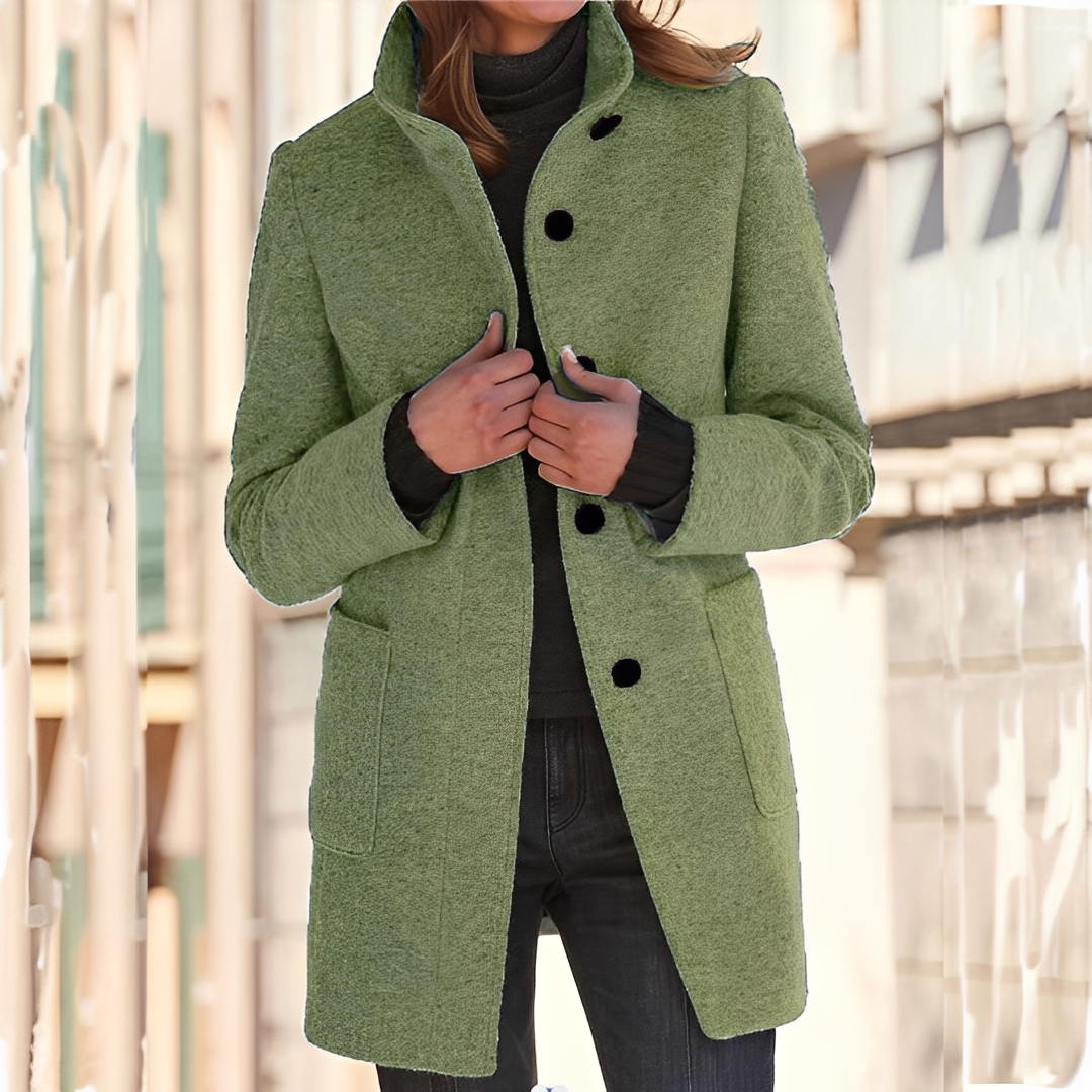 Tatienne - Dlouhý zimní stylový kabát pro ženy