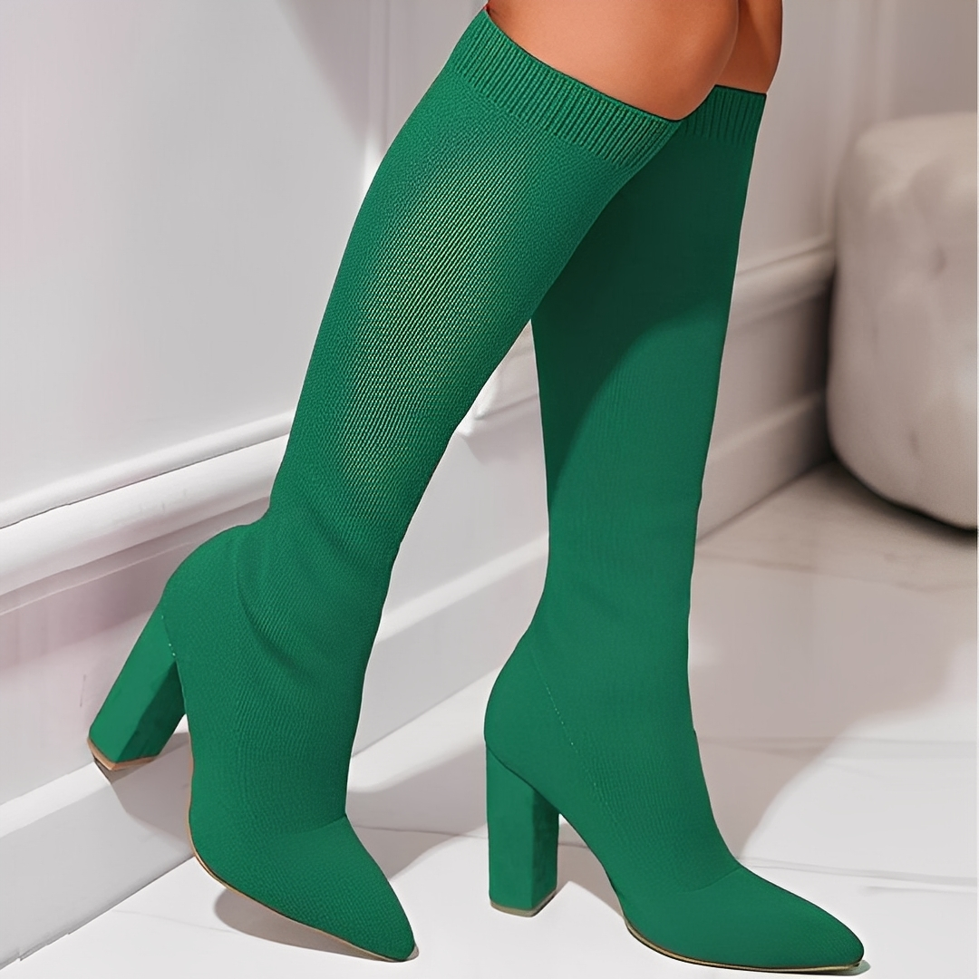 Marilyne - Stylové pletené kotníkové boty pro ženy