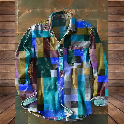 Gontran - Stylová košile s praktickou kapsou pro muže