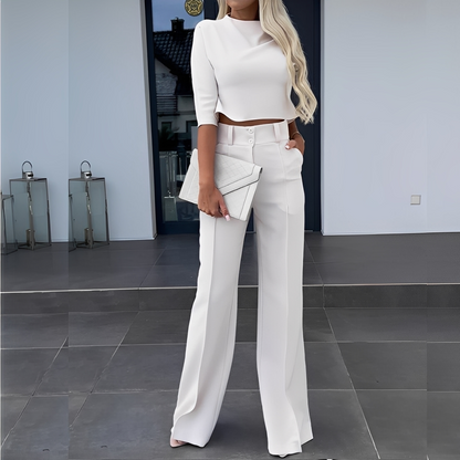 Mélisande - Moderní dámský top a kalhoty