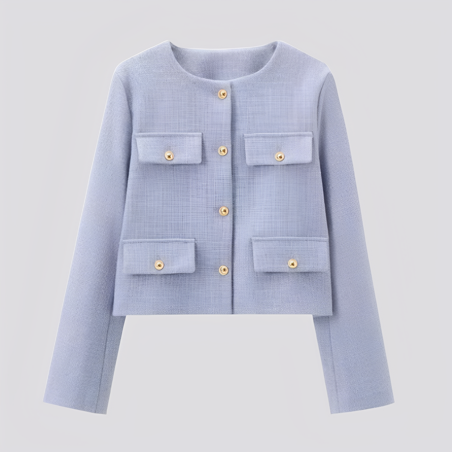 Emelia - Dámský elegantní krátký kabát s knoflíky