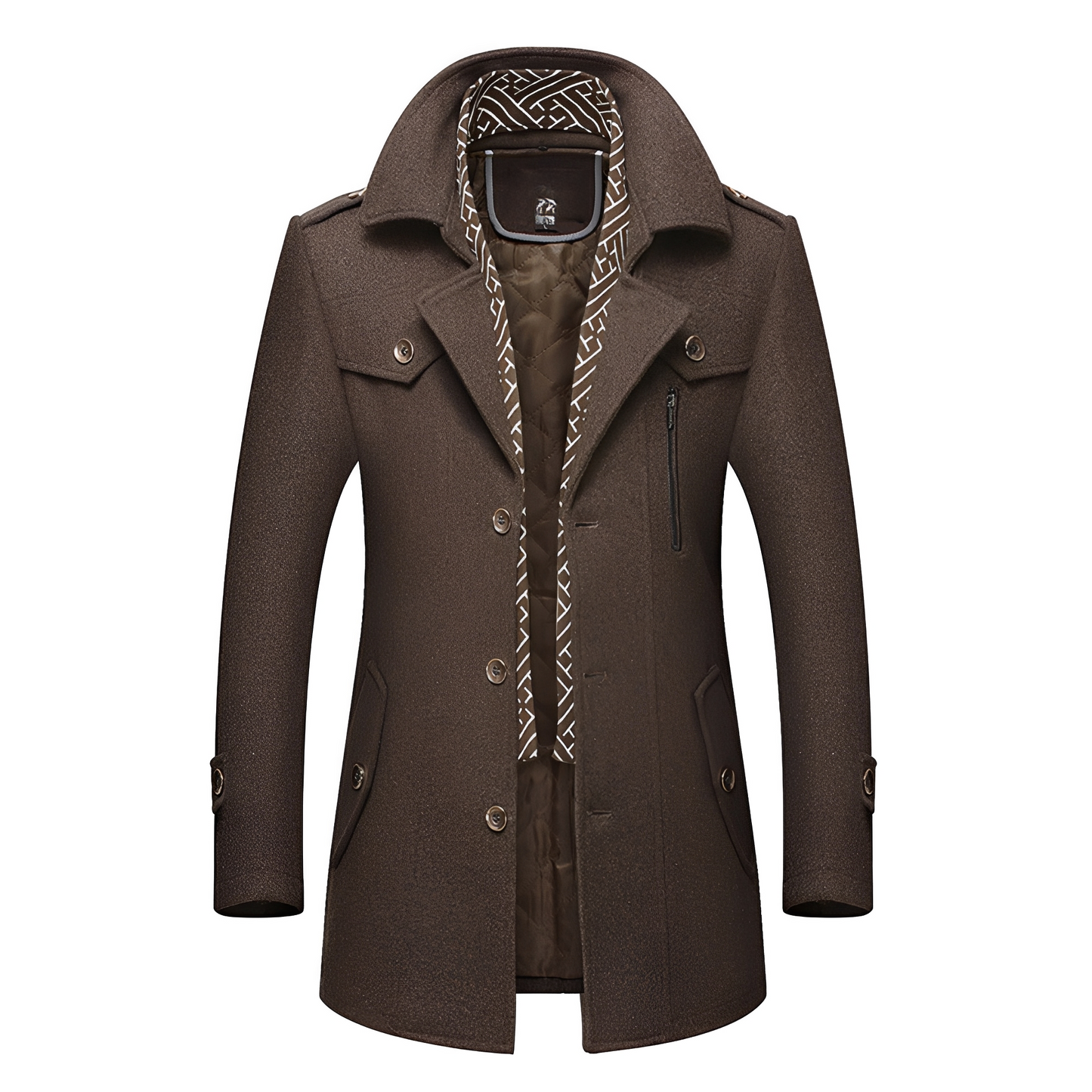 Ronny - Retro kabát pro muže s mnoha kapsami