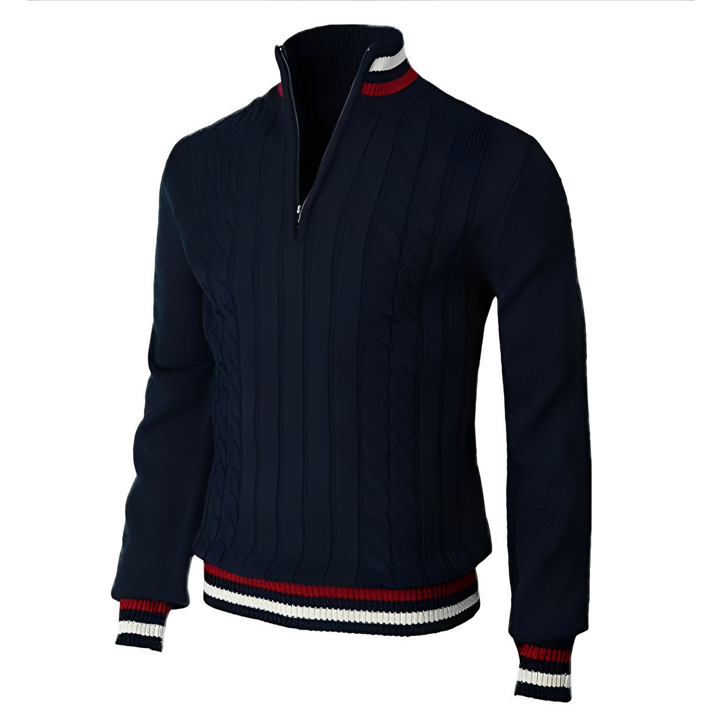 Jerry - Moderní pánský svetr s vysokým límcem