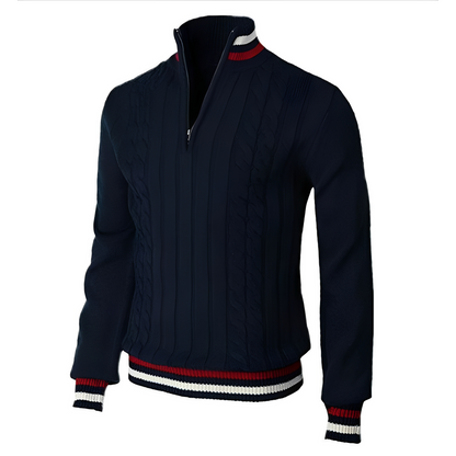 Jerry - Moderní pánský svetr s vysokým límcem