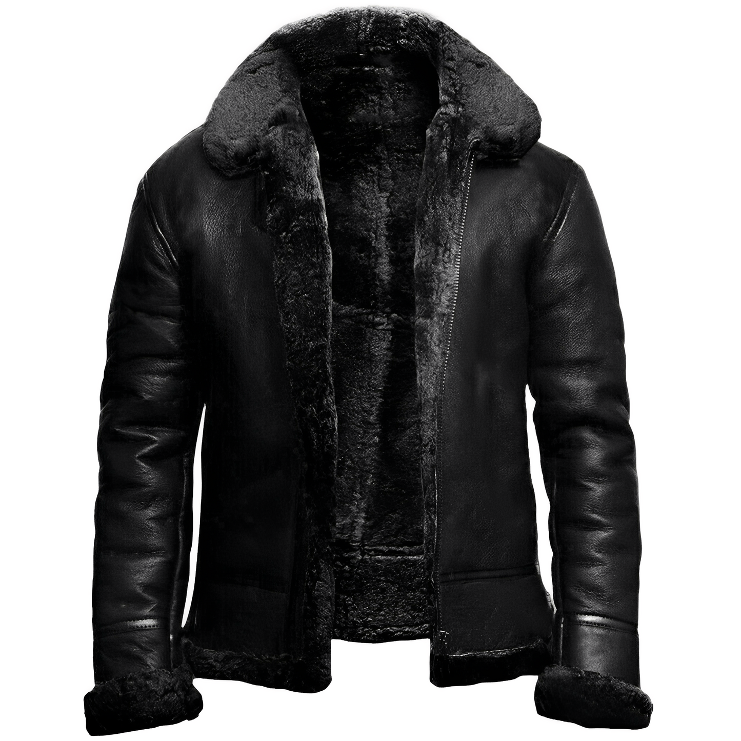 Tristan - Pánská kožená bunda s klasickým reverzním límcem