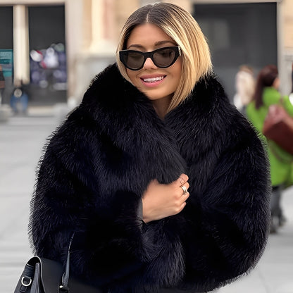 Jennifer - Stylová a elegantní bunda z umělé kožešiny pro dámy