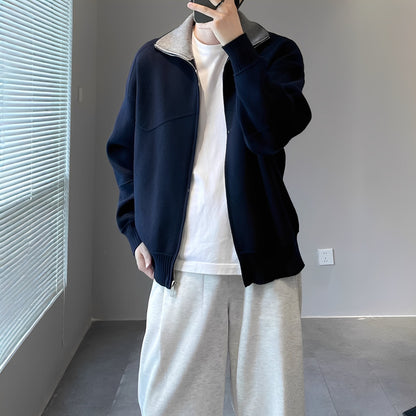 Henry - Moderní, volně pletený pánský svetr