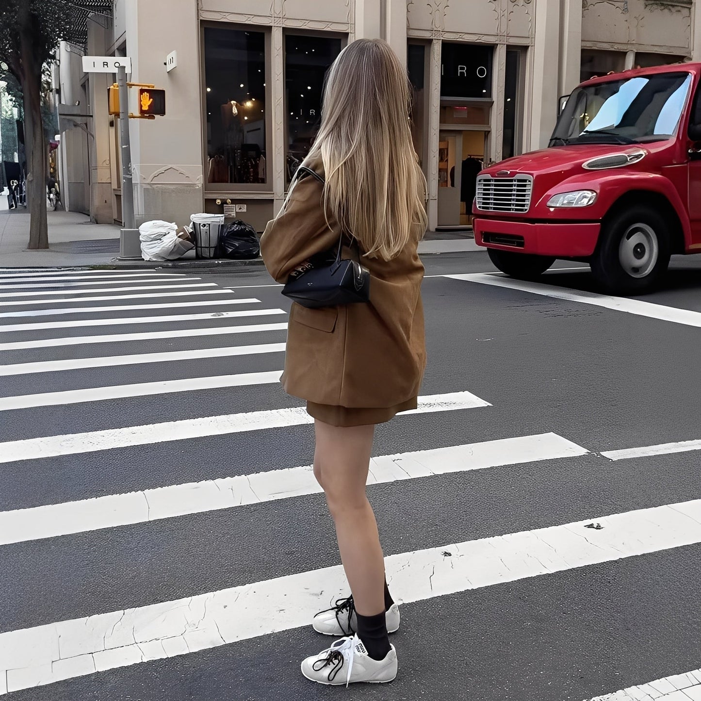 Ashlea - Elegantní sako s reverzem a sukní pro dámy