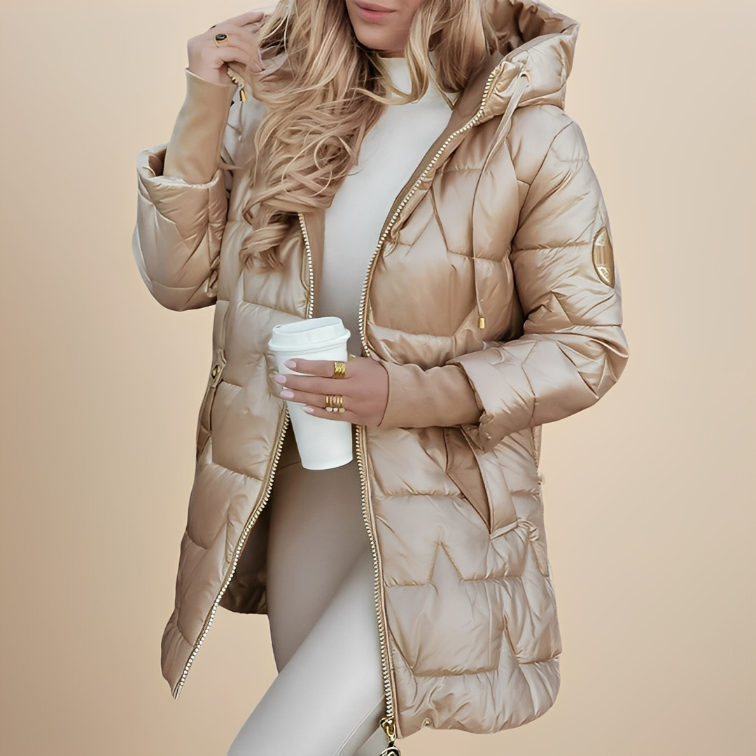 Angelie - Stylová zimní bunda s kapucí pro ženy