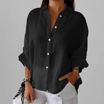 Antoinete - Stylová dámská halenka s dlouhými rukávy