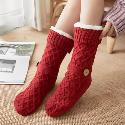 Lavina - Moderní ponožky z vlny s fleecem pro ženy