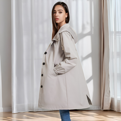 Vivyan - Dámská bunda odolná vůči vodě s kapucí