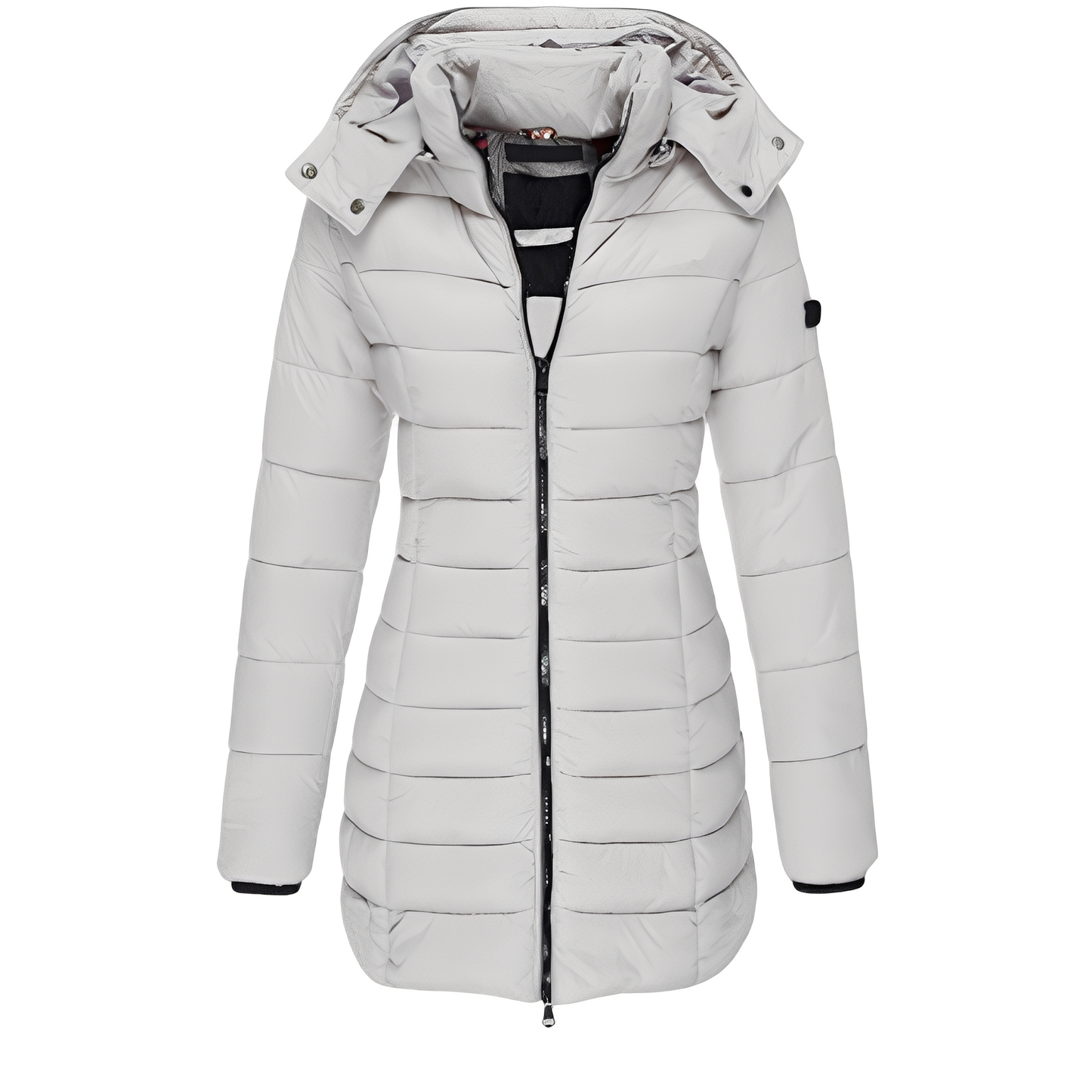 Jazmine - Módní, teplý, prošívaný kabát pro ženy